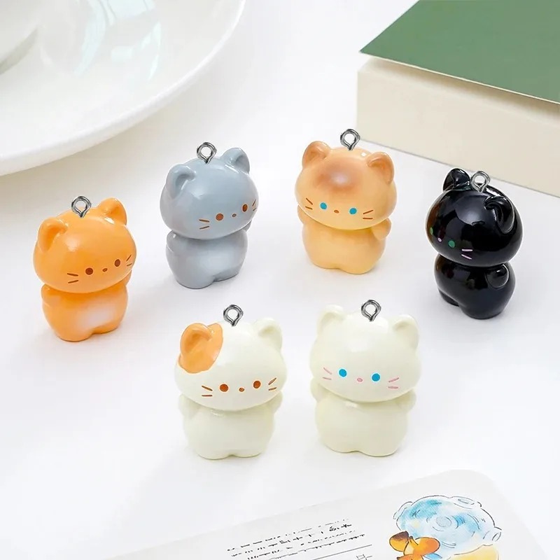 Resin Art Jewellery Kit - 10 Pack Sweet 3D Standing Kitten