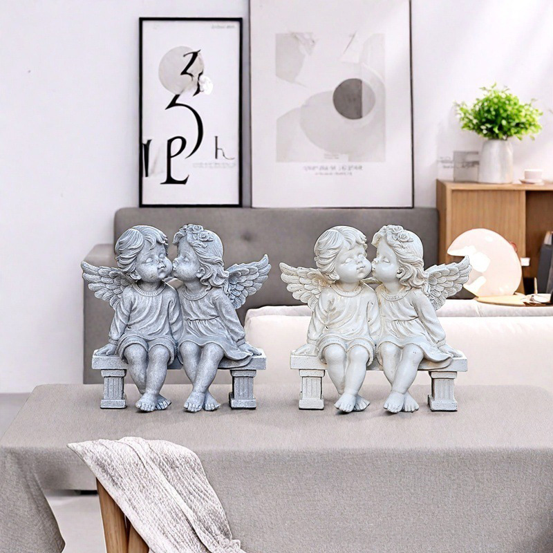 Resin Art Table - Resin Love Angel Sculptures and Figurines