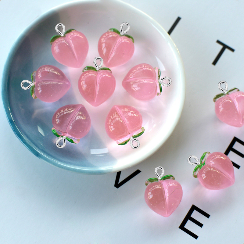 10Pcs New Transparent Peach Fl - đánh giá và giá Resin Art Essentials