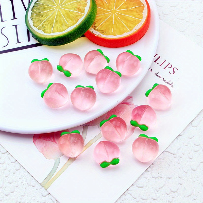 10Pcs New Transparent Peach Fl - đánh giá và giá Resin Art Essentials