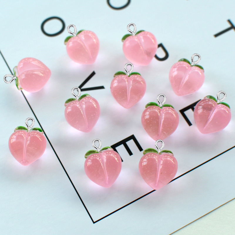 10Pcs New Transparent Peach Fl - đánh giá và giá Resin Art Essentials