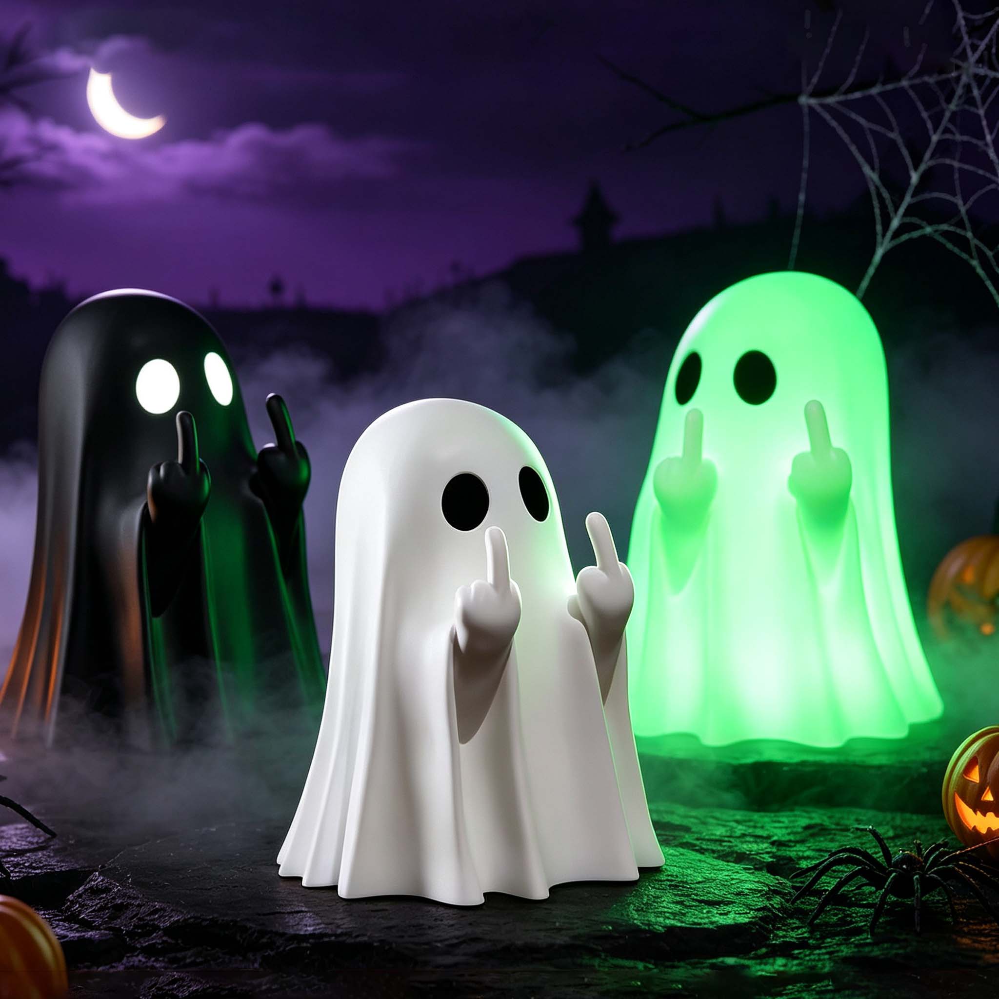 Halloween Ghost Figurine Funny - đánh giá và giá Resin Art Coffee Table