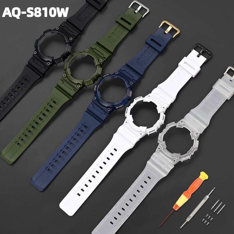 For Casio AQ-S810 AQ-S810W AQS - đánh giá và giá Resin Art Watch