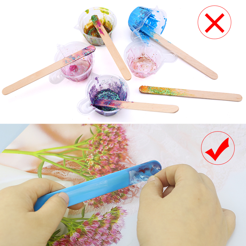 Silicone Stir Sticks Reusable  - đánh giá và giá Glitter Powder Resin