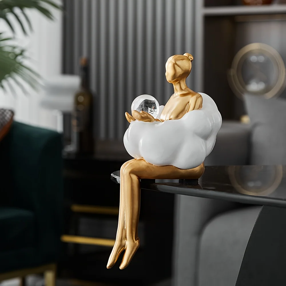 Cloud Girl Sculpture Abstract  - đánh giá và giá Resin Art Table