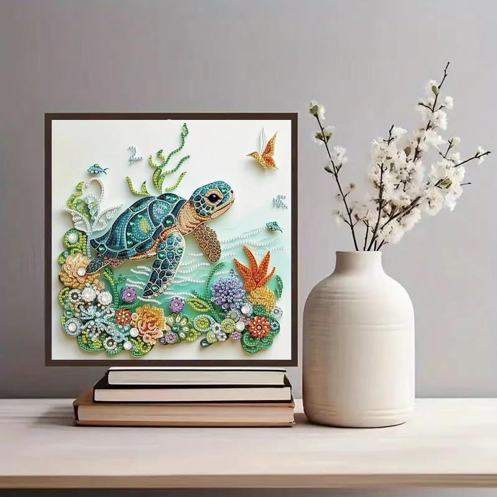 Sea Turtle Animal Diamond Pain - đánh giá và giá Resin Art Flower