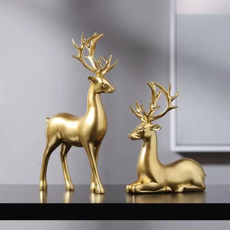 Deer Statue Standing and Sitti - đánh giá và giá Resin Art Table