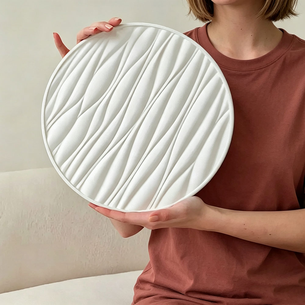 Large Round Tray Silicone Mold - đánh giá và giá Resin Art Letters