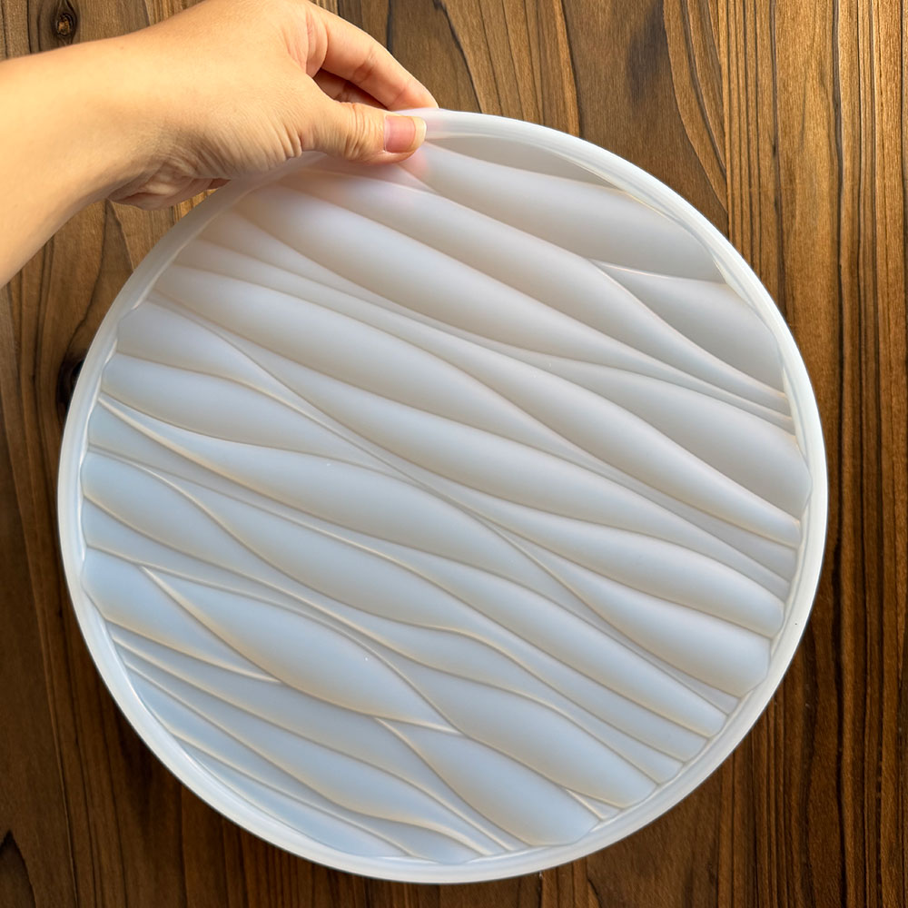 Large Round Tray Silicone Mold - đánh giá và giá Resin Art Letters