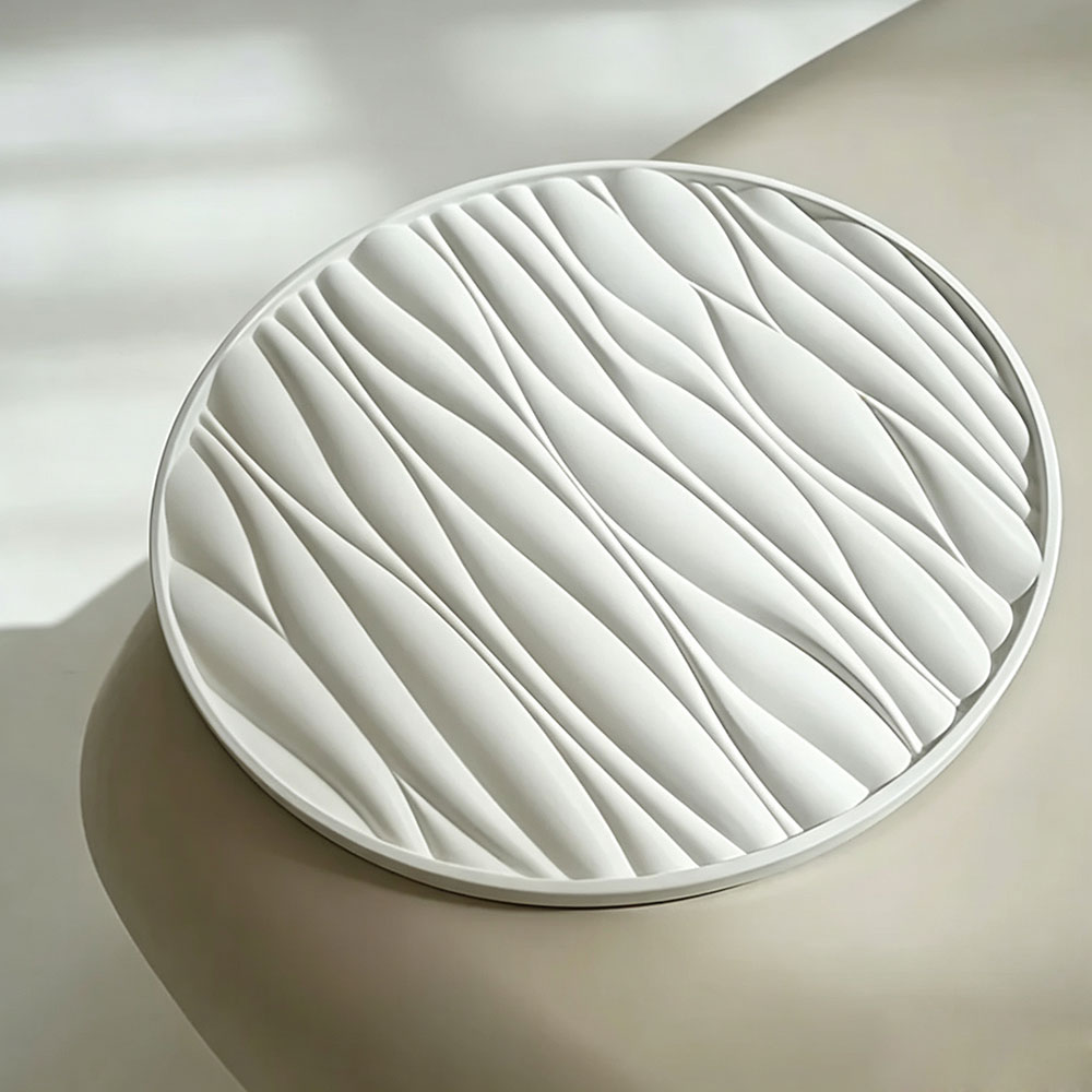 Large Round Tray Silicone Mold - đánh giá và giá Resin Art Letters