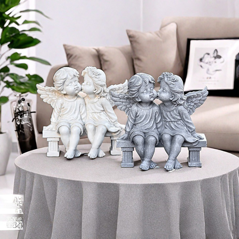 Resin Love Angel Sculptures an - đánh giá và giá Resin Art Table