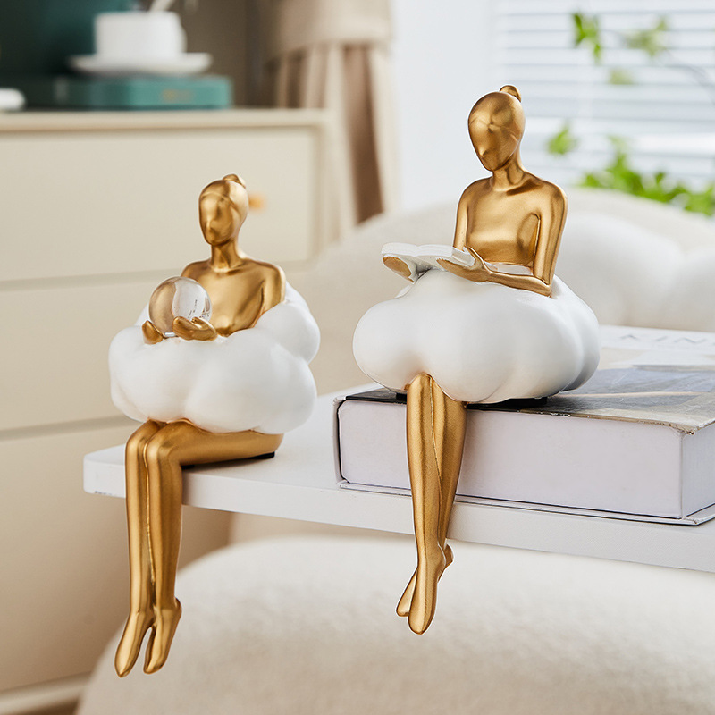 Ballet Girl Cloud Abstract Art - đánh giá và giá Resin Art Table