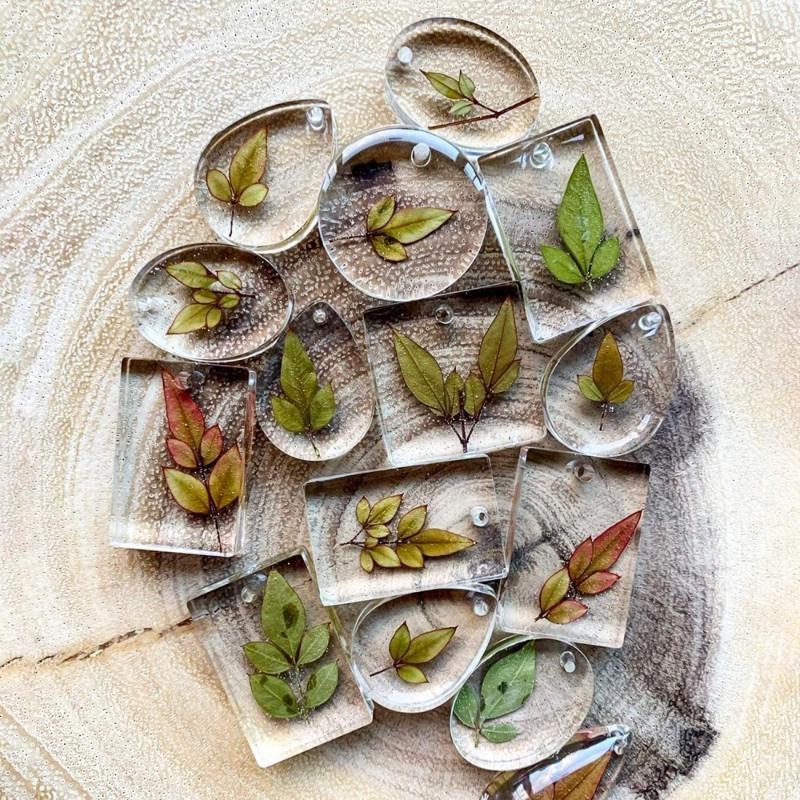 20Pcs Set DIY Keychain Pendant - đánh giá và giá Resin Art A Keychain
