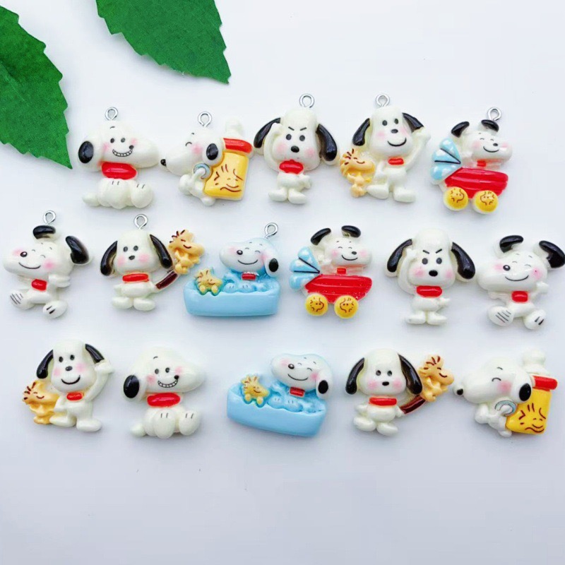 12pcs resin cartoon dog pendan - đánh giá và giá Resin Art Essentials