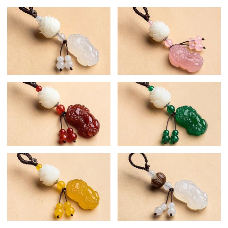 Pendant Lotus Keychain Car Cha - đánh giá và giá Resin Art A Keychain