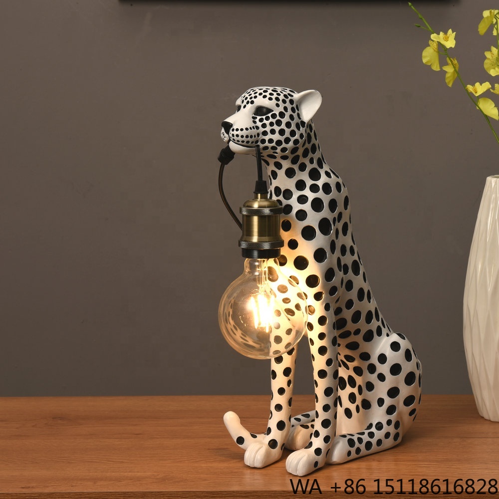 Modern Art Animal Leopard Resi - đánh giá và giá Resin Art Table