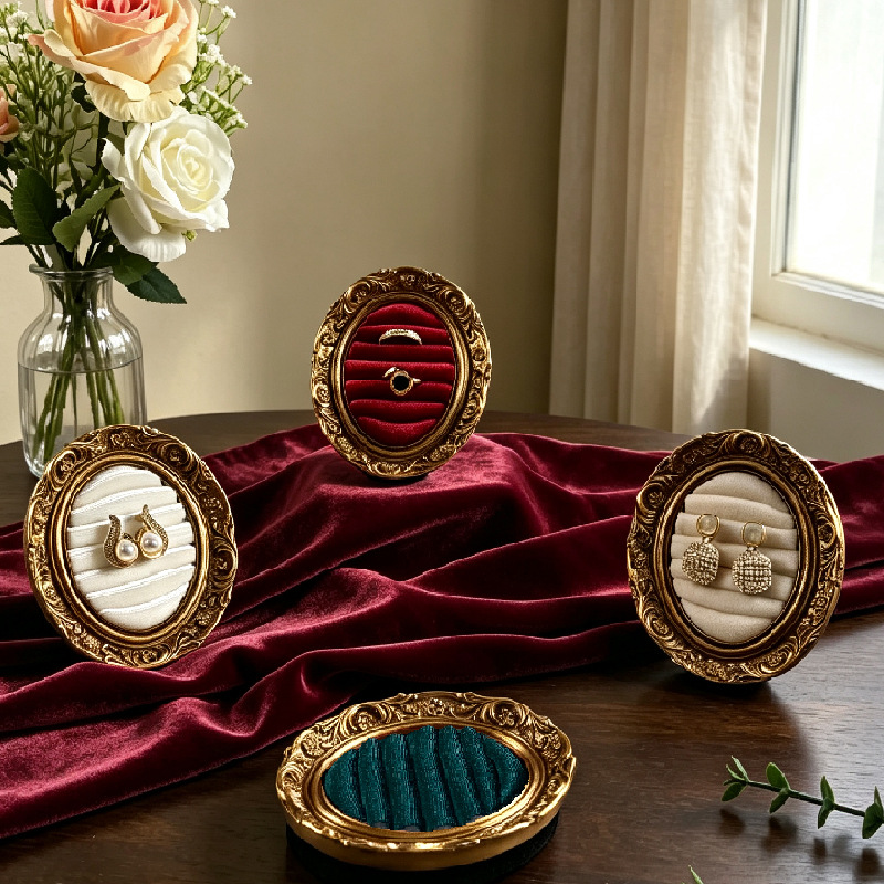 Retro Acanthus Patterned Oval  - đánh giá và giá Resin Art Table