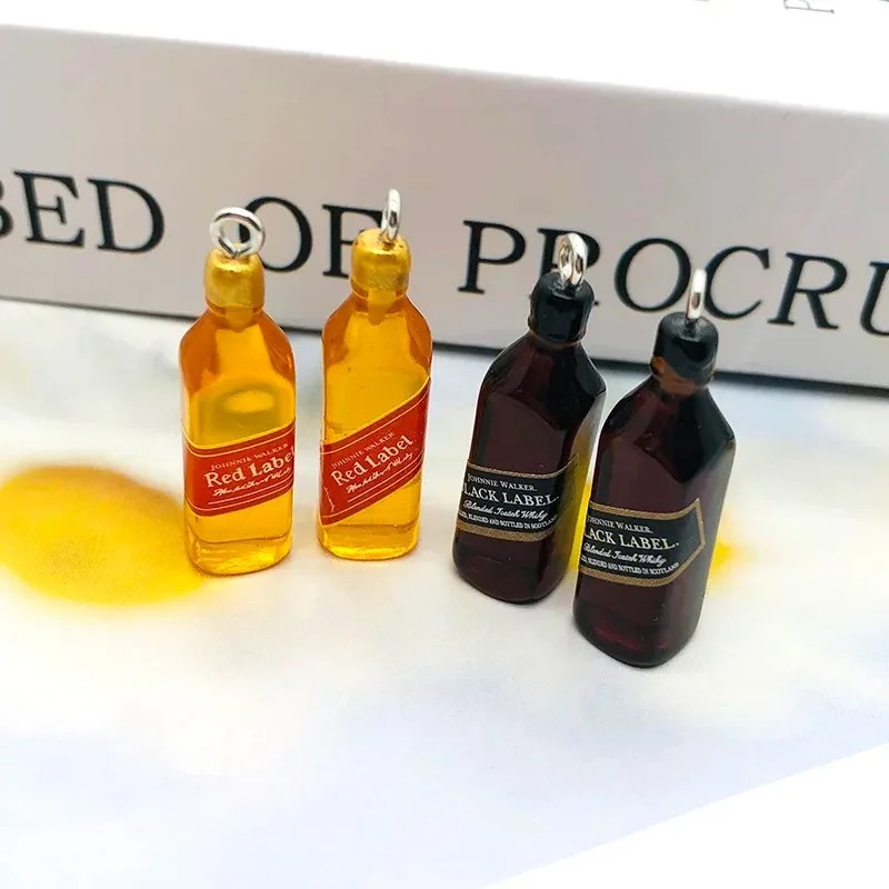 10Pcs Tiny Wine Bar Bottle Res - đánh giá và giá Resin Art Essentials