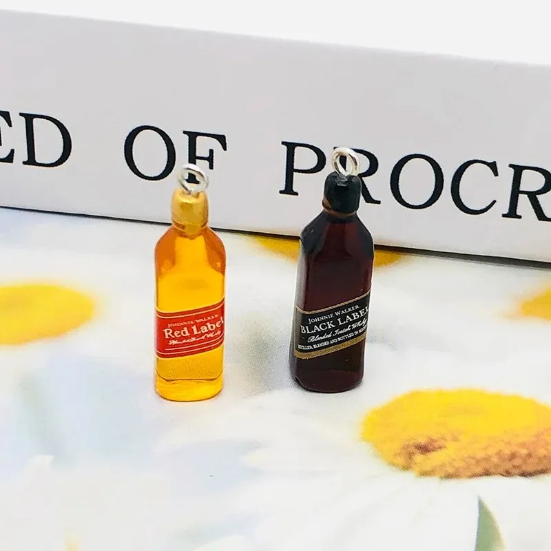 10Pcs Tiny Wine Bar Bottle Res - đánh giá và giá Resin Art Essentials