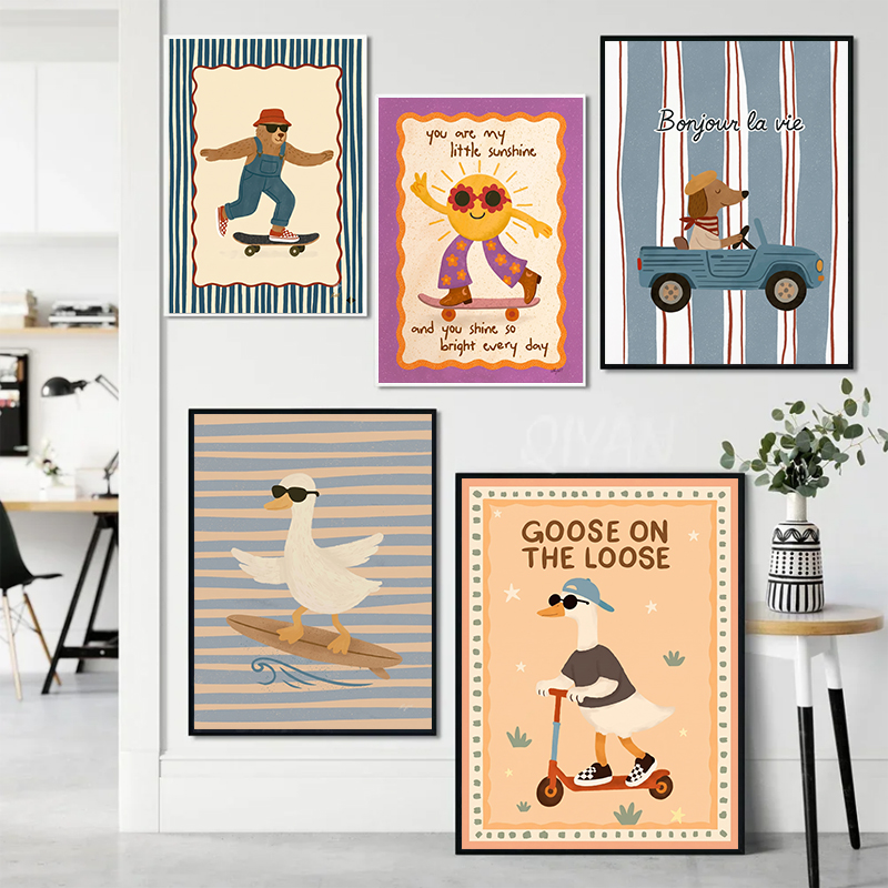 Cute Retro Cartoon Animal Spor - đánh giá và giá Resin Art For Kids