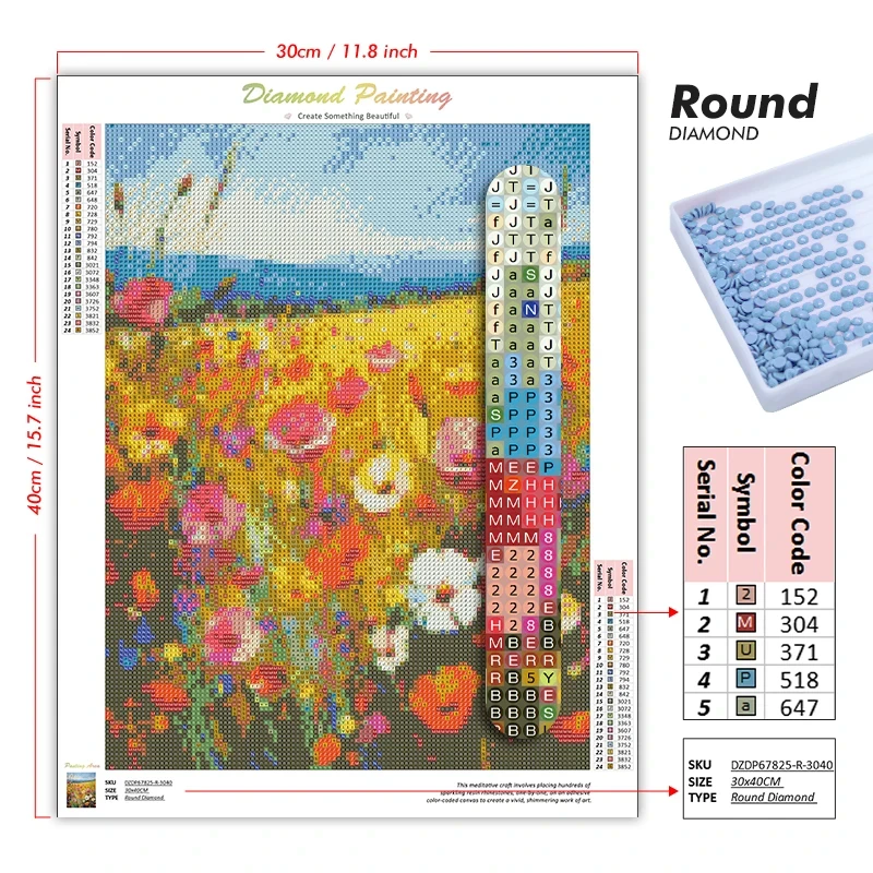 5D DIY Diamond Painting Kit Fl - đánh giá và giá Resin Art Flower