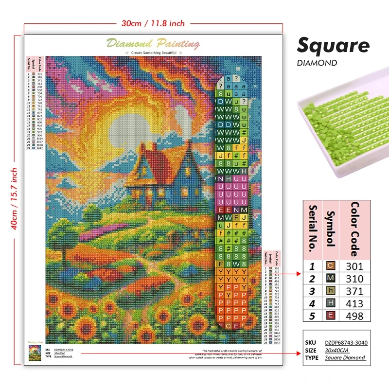 5D DIY Diamond Painting Kit Fl - đánh giá và giá Resin Art Flower