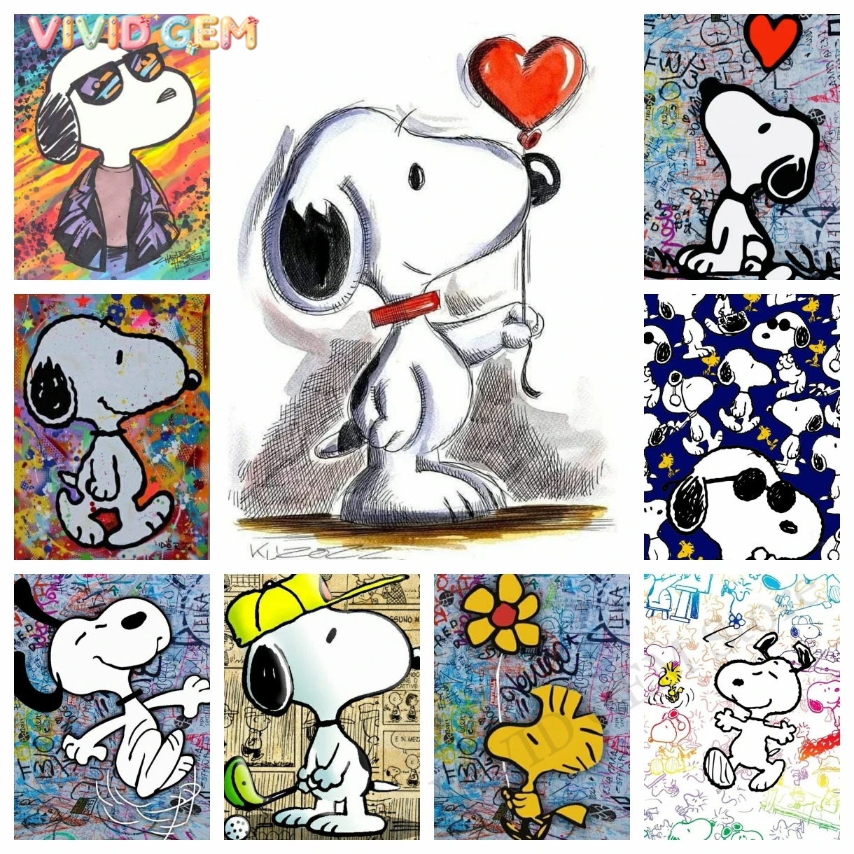 VIVID GEM Kawaii Graffiti Snoo - đánh giá và giá Resin Art For Kids