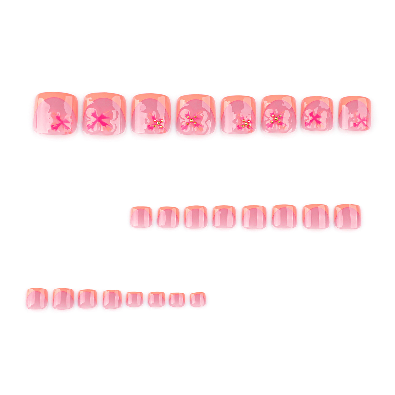 24pcs Charming Flower Pattern  - đánh giá và giá Resin Art Flower