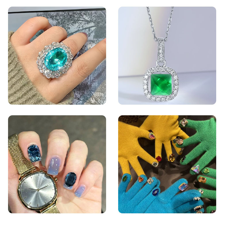 DIY Cube Ring Necklace Bracele - đánh giá và giá Resin Art Letters