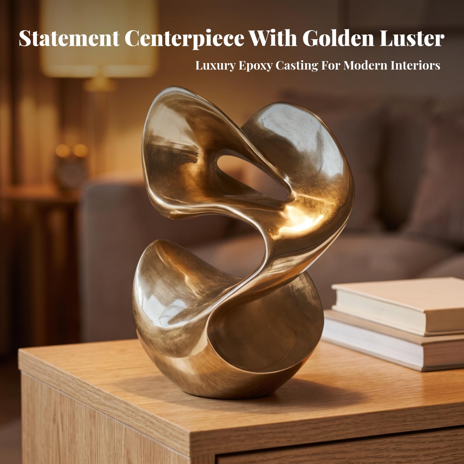Tabletop Ornament Sculptural R - đánh giá và giá Resin Art Coffee Table