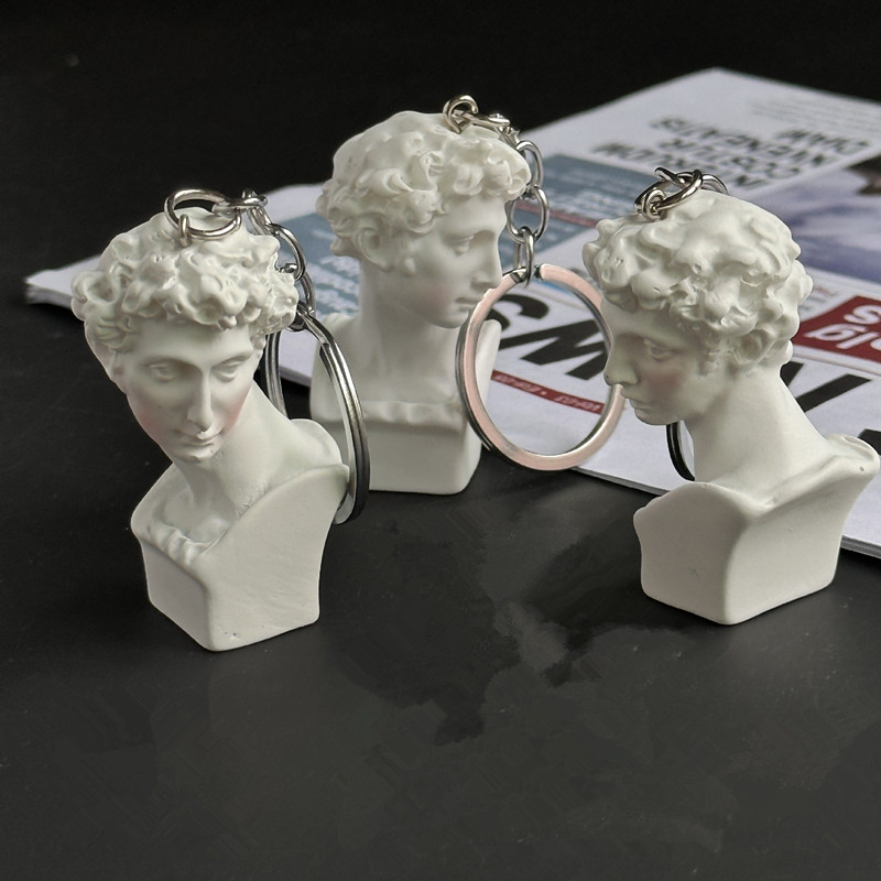 Mini Plaster Statue Key Chain, - đánh giá và giá Resin Art A Keychain