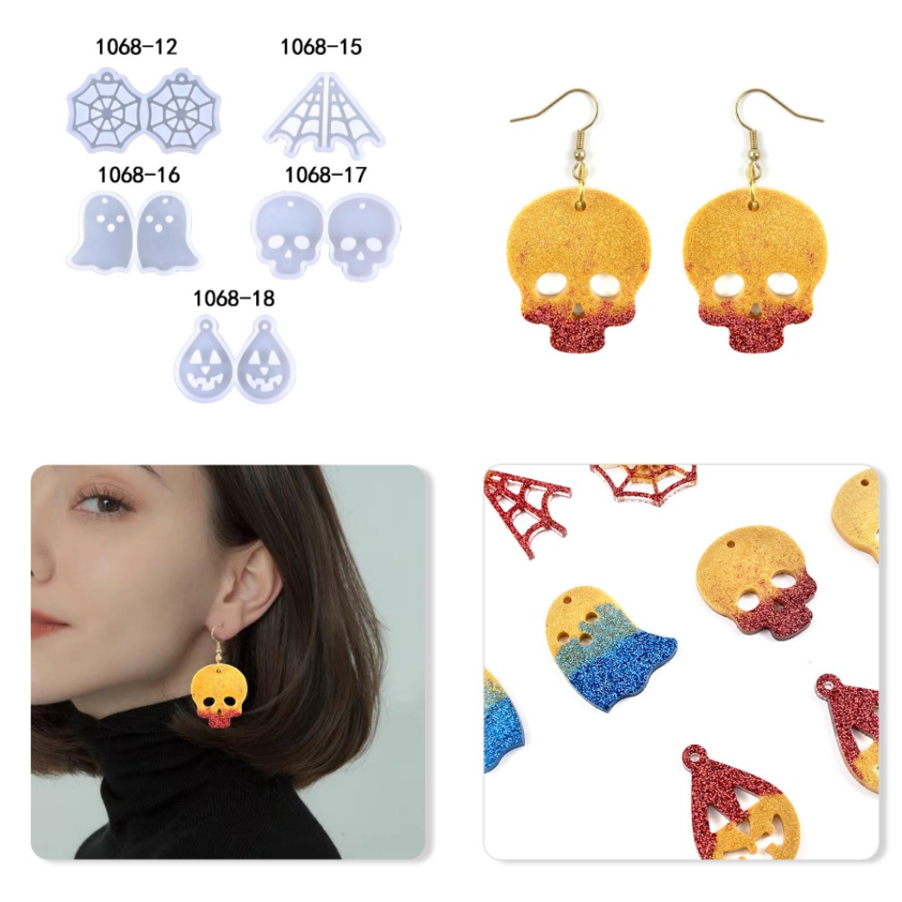 Shiny Cute Ghost Silicone Mold - đánh giá và giá Resin Art A Keychain