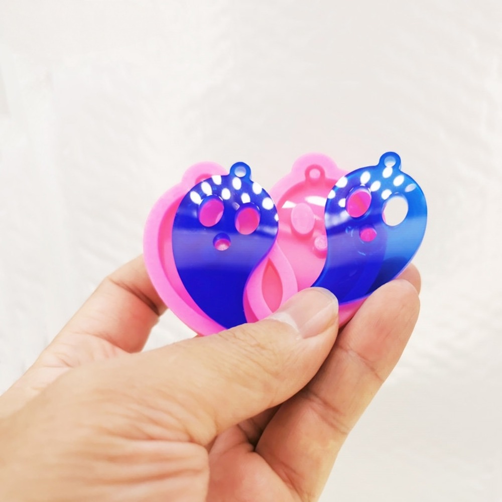 Shiny Cute Ghost Silicone Mold - đánh giá và giá Resin Art A Keychain